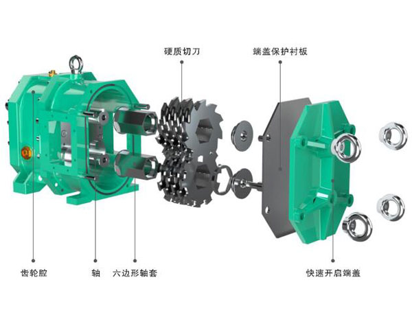 雙軸剪切機結(jié)構(gòu)圖